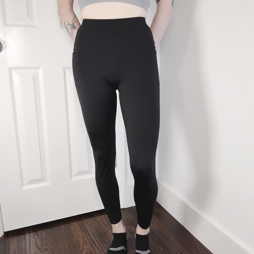 The Gym People Athletic Running Workout Leggings Size XS Black